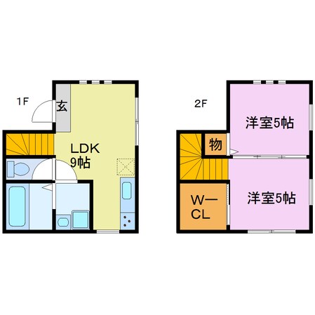 Maison藤森の物件間取画像